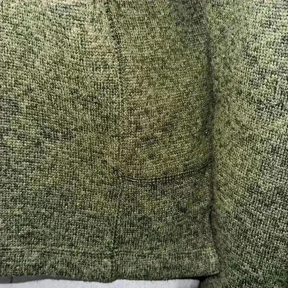 Woolrich women’s Pullover Quarter Button Jacket Top Sz Medium Green Sweater - Picture 2 of 11